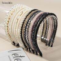 【YF】 Pearl Headband Fine Crystal Full Of Diamonds Simple Retro Bridal Four Seasons Drop Shipping