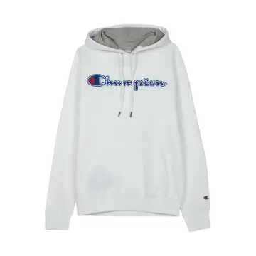 White champion clearance hoodie medium