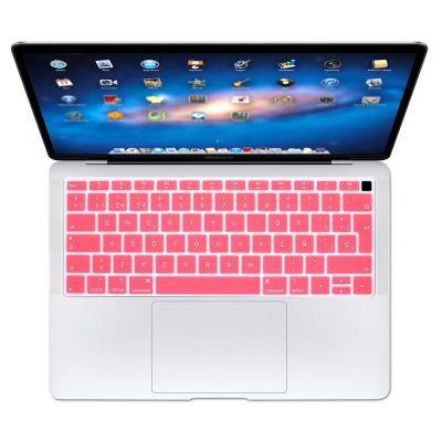 For New Apple MacBook Air 13 13.3 Inch A1932 2018 Touch Fingerprint Keyboard Protector Cover Protective Skin Spanish EU Teclado Keyboard Accessories