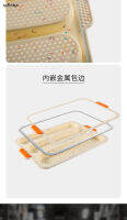 SUC Perforated Silicone Baguette Stencils Nonstick 3 Wave Loaves Toast Loaf Bake Stencils For Cake Cooking