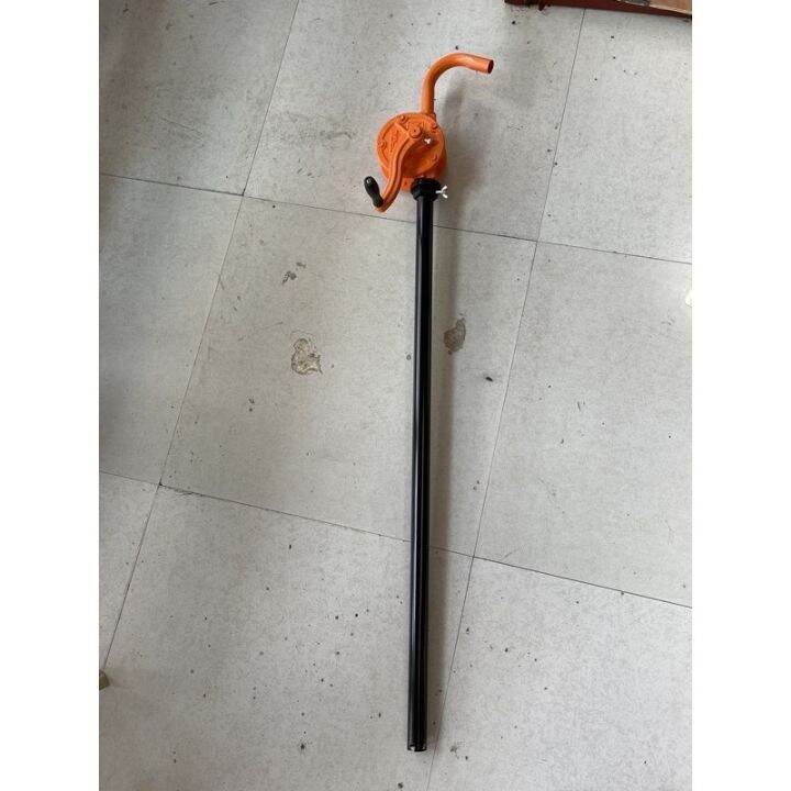 Manual Oriental Hand Rotary Oil Drum pump heavy duty with flexible hose