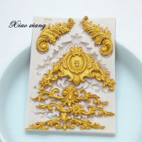 Retro Lace Silicone Mold Resin Kitchen Baking Tool DIY Cake Pastry Fondant Moulds Chocolate Dessert Lace Decoration Tools M2063 Bread Cake  Cookie Acc