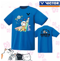 VICTOR 2023เสื้อมินิมอลลิสต์,เสื้อยืดพิมพ์โลโก้ขนาดใหญ่แห้งเร็วกางเกงกีฬาแบดมินตันเจอร์ซี่ย์ผ้าตาข่ายลายกีฬาปิงปองแห้งเร็วกางเกงขาสั้นสำหรับฝึกซ้อมการแข่งขันเทนนิสกีฬาขาสั้น