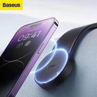 Baseus ที่วางโทรศัพท์ในรถยนต์ แบบแม่เหล็ก สากล สําหรับ i-Phone 14 13 12 Pro ขาตั้งโทรศัพท์ในรถ รองรับคลิปยึด Magsafe Holdera a