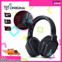 หูฟังไร้สายสำหรับเล่นเกมส์ ONIKUMA B60 GAMING HEADSET BLUETOOTH + AUX 3.5MM. BLACK ประกัน 2 ปี