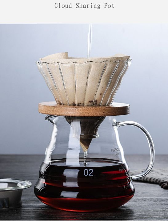แก้วชงกาแฟ-พร้อมที่กรอง-ขนาด-500-700-ml-พร้อมกรวย-ไม่รวมกระดาษกรอง