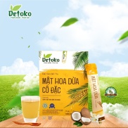 Mật hoa dừa cô đặc Detoko hộp 15 gói tiện lợi phiên bản cao cấp nguyên chất