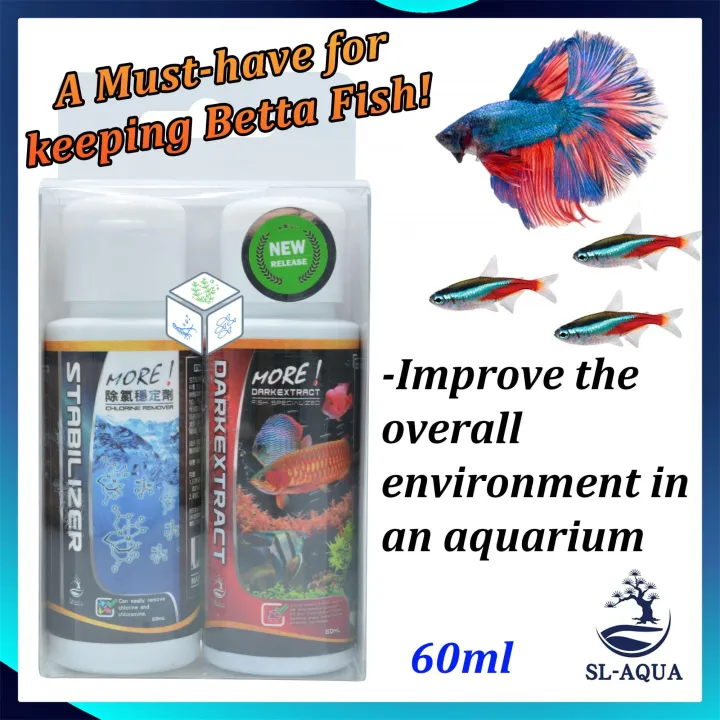 SL Aqua Water Conditioner Betta Starter Kit Set 60ml Lazada