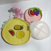 Resin Home Decoration Gypsum Dish Candle Mould Silicone Mold Strawberry