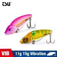 hot！【DT】 Metal VIB Fishing 48mm 11g 52mm 15g Hard Baits Artificial Vibration Bass Pike Tepan