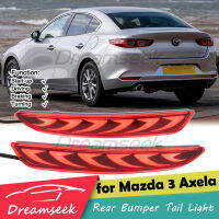 Axela ไฟเบรคไฟท้ายสำหรับ Mazda 3 Axela Sedan 2019,ไฟ LED 2020 2021ไฟสัญญาณเลี้ยวที่ต่อเนื่องได้ชนิด B