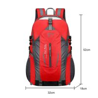 แพ็คเดินป่าแบบพกพา Daypack กระเป๋าความจุขนาดใหญ่น้ำหนักเบาปีนเขากระเป๋าเป้สะพายหลังกระเป๋าหลายสำหรับการเดินทางเดินป่ากีฬาเดินป่าขี่จักรยาน