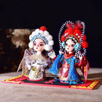 ของตกแต่งรถยนต์ของตกแต่งน้ำหอมรถยนต์สไตล์จีน Q เวอร์ชั่นของ Peking Opera Home Furnishing Silk Man Crafts ของขวัญน้ำแห่งชาติ *