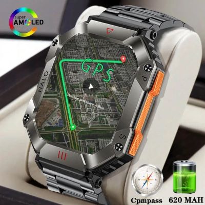 สมาร์ทวอชสำหรับผู้ชาย J116สำหรับ IOS นาฬิกาออกกำลังกาย Ip68นาฬิกาทหารกันน้ำหน้าจอเพื่อสุขภาพโทรผ่านบลูทูธเสียง AI Smartwatch 2023