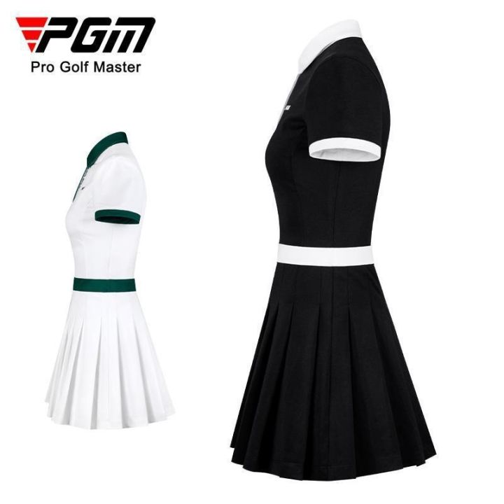 pgm-new-golf-ladies-dress-summer-self-cultivation-sports-womens-pleated-skirt-with-anti-light-shorts-spot-golf