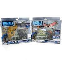 หุ่นแอ็กชัน Bandai มือ Godzilla Mozilla Vs Raton ขวบขวบขวบขวบขวบเกี่ยวกับผลงานของสะสมรูปปั้นข้อต่อที่เคลื่อนไหวได้น่ารักของขวัญสำหรับเด็ก