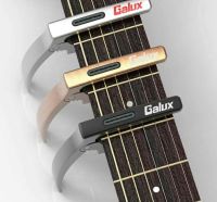 คาโป้กีต้าร์มีช่องเก็บปิก 2in1 capo Galux GC-500A สีเงิน