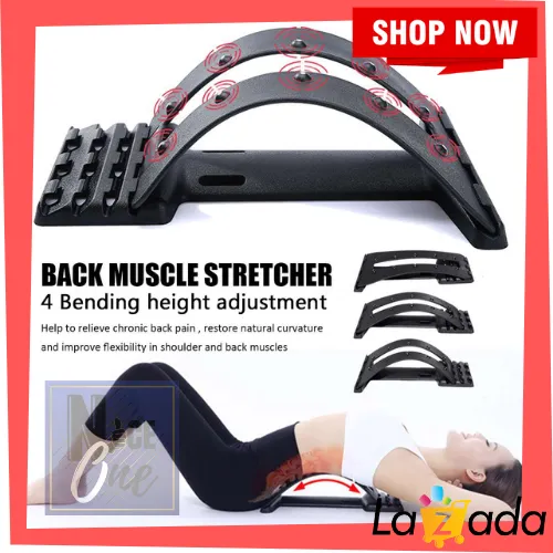 Best Seller Back Massage Stretcher Stretching Magic Lumbar Support Waist Neck Relax Mate Device