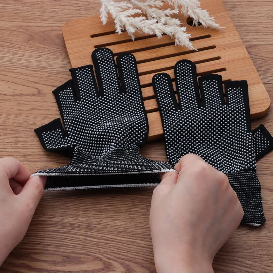 Rubber Non-Slip Fishing Gloves