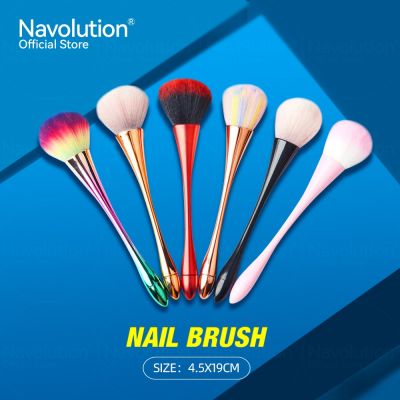 6 Styles Nail Art Dust Brush For Manicure Beauty Brush Blush Powder brushes Fashion Gel Nail Accessories Nail Material Tools
