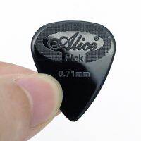 【LZ】◆✔▩  Palheta para guitarra alice antiderrapante preto branco náilon mediação para guitarra elétrica acústica acessórios para ukelele 12 peças