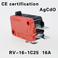 RENEW RV 16 1C25 Micro switch high current 16A 250V Microwave Oven Door Arcade Cherry Push Button Foot switch core V 16 1C25