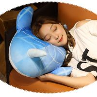 Stuffed Genshin Impact Whale Toy Plush Dolls Throw Pillow Cartoon Toys Gift