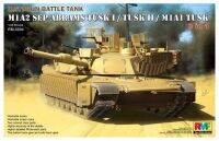 พลาสติก โมเดล ประกอบ  RMF สเกล1/35 M1A2 SEP Abrams TuskI/II/M1A1 Tusk(ในกล่องมี1ตัวสามารถทำได้3แบบ)