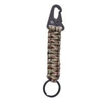 Paracord Keychain Outdoor Emergency Keyring Rope Portable Buckle Hiking Backpacking Hanging Lanyard Climbing Fishing