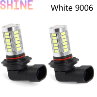 Shine 2pcs Car H8 H11 LED 9005 9006 5630 33SMD โคมไฟหมอก Daytime Running Light bulb