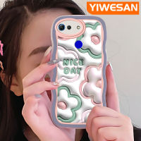 YIWESAN เคส V20เคสสำหรับ Honor Pro,V30แฟชั่น3D ดอกไม้ดีไซน์ใหม่โปร่งใสลายกล้องถ่ายรูปเคสมือถือขอบคลื่นนุ่มกรอบป้องกันอย่างเรียบง่ายอ่อนโยน