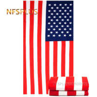 Quick Dry Microfiber Beach Towel USA Uinted States Flag 70x150cm Super Soft Absorbent Travel Sport Bath Towels For Adults Towels