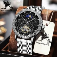 Official import hot style stars set auger automatic mechanical watch mens watch high-grade hollow out of carve patterns or designs on woodwork mens watch --nb230710﹍