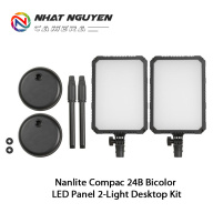 Nanlite Compac 24B Desk Top 2 Kit - Đèn Led Live Stream thumbnail