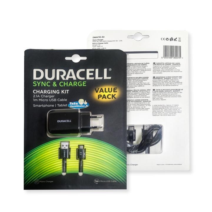 Bộ sạc nhanh  DuraCell DMAC16-EU cho điện thoại di động Fast charging  Kit  DMAC16-EU for mobile phone 