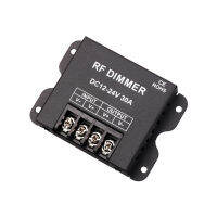 30A LED dimmer Controller 3Key DC12-24V พร้อมรีโมทไร้สาย RF สำหรับ3528 5050ไฟ LED Strip สีเดียว