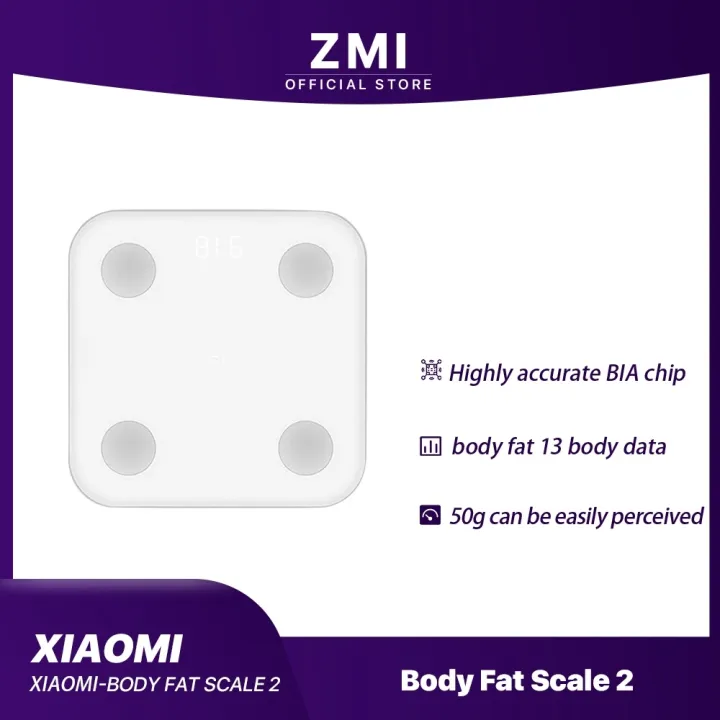 Xiaomi Smart Body Fat Scale 2 Digital Bathroom Weight Scales Weighing