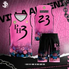 Basketball Jersey Customized Name and Number NBA Jersey 2022 Jersey Full  Sublimation Exclusive Design Black Pink