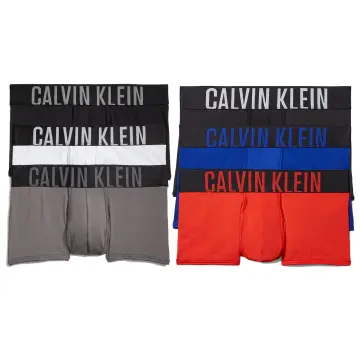 Calvin Klein Intense Power Micro 3-pack Low Rise Trunk in Red for Men