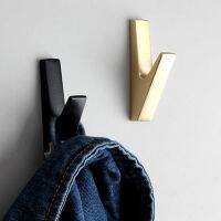 ✥□ 1Pcs Matte Wall Hooks Bathroom Accessories Coat Hooks Towel Hook Creative for Key Hat Bag Home Decorative Hook