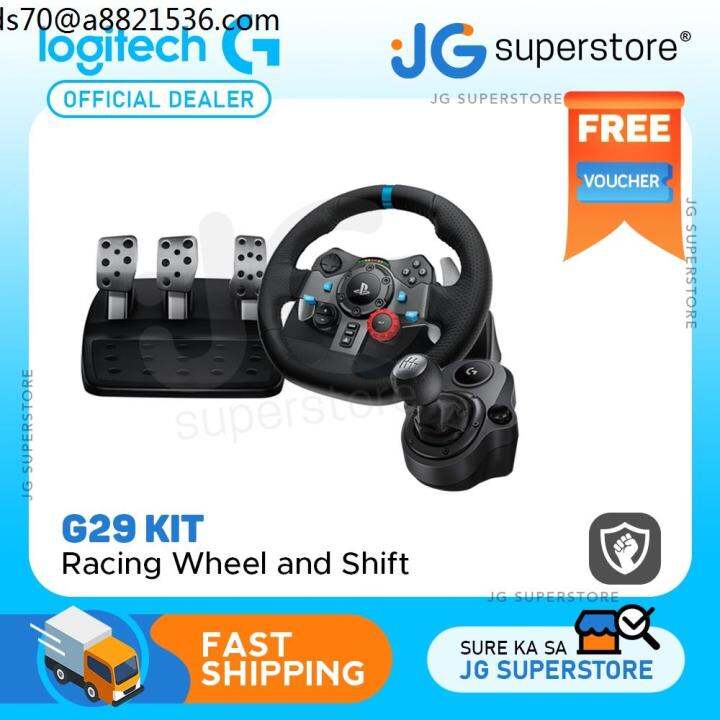 Logitech G29 Driving Force Console Wheel and Pedals with Drive Shifter ...