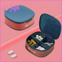 อุปกรณ์เสริมวิตามินน้ำมันปลา4ช่องสำหรับเดินทาง JUJE83274กล่องยาเล็กกล่องใส่ยาแบบพกพาได้ทุกวัน