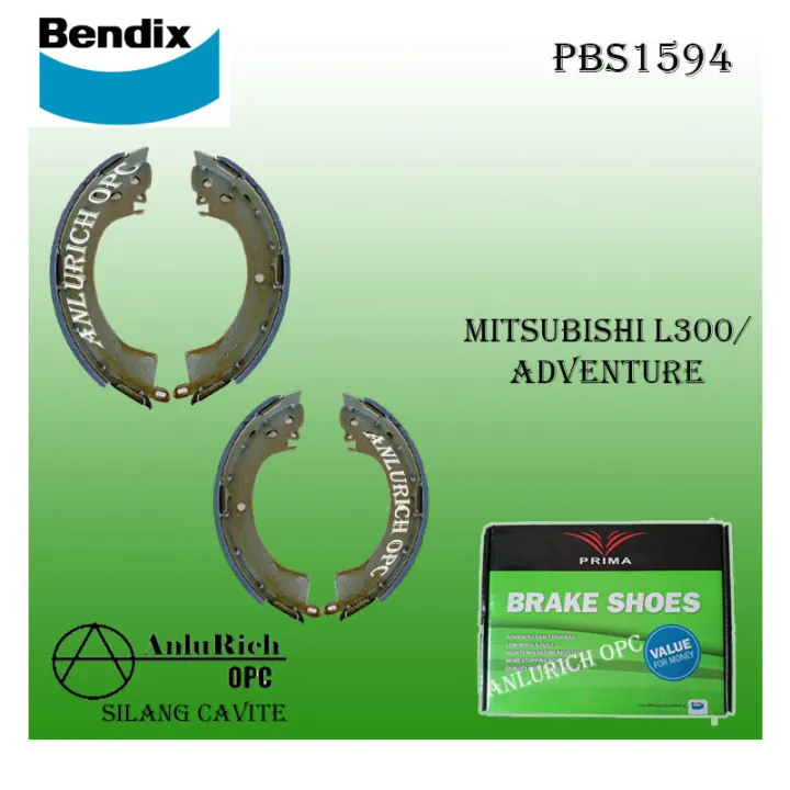Brake shoe For Mitsubishi L300/Adventure All Model Prima bendix Lazada PH