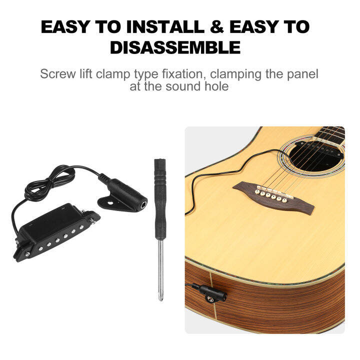 Acoustic Guitar Pickup Passive Soundhole Coil Pickup