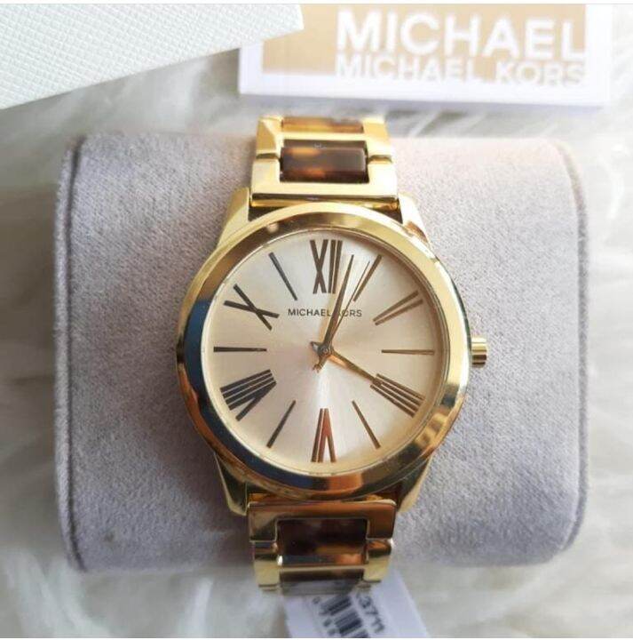 Original Michael Kors Jaryn Gold Dial Ladies Watch MK3511 With 1 Year
