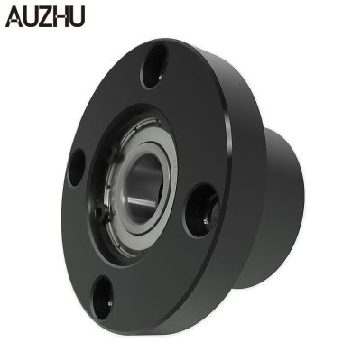 AUZHU BRD -Bearings with Housings Double-Shielded Flange Bearing Seat Assembly with Buckle Ring Dia 20/25/30/35/40/45/50mm