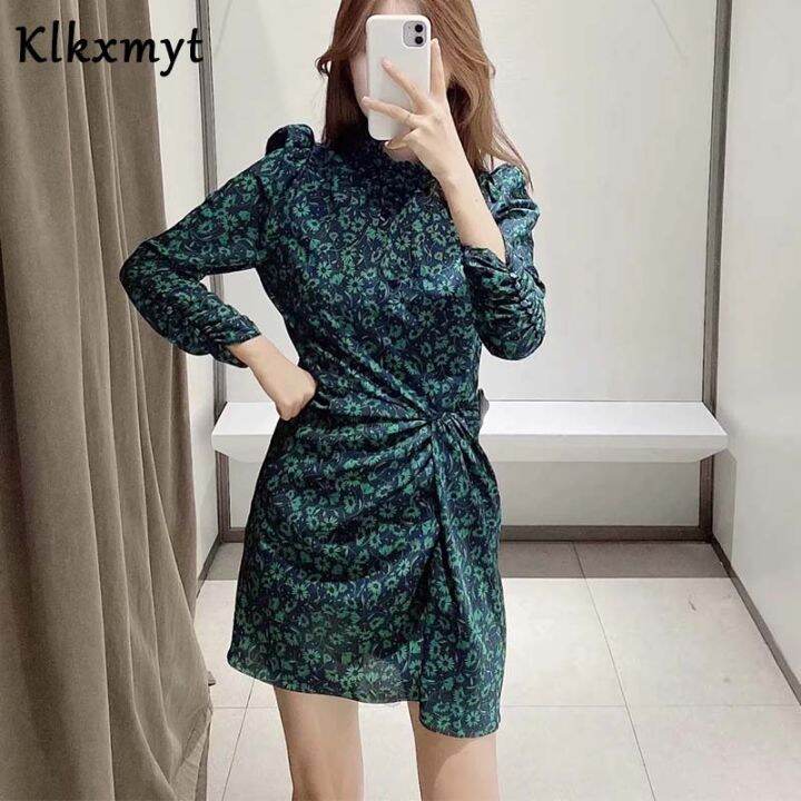 klkxmyt-za-dress-women-autumn-chic-fashion-floral-print-folds-vintage-long-sleeve-mini-dresses-female-party-vestidos-mujer