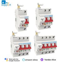 Ewelink 1 2 3 4 Phase Din Rail WIFI Circuit Breaker Switch Smart Home 100A 125A MCB Overload Short Circuit Protection APP Remote Electrical Circuitry