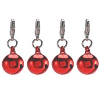 4X Bells Jingle Bell Pendant for Dog Cat Collar Canvas Backpack