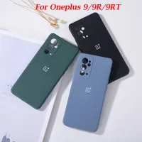 For Oneplus 9R Square Liquid Silicone Case Silky Touch Camera Protective Phone Back Cover For One Plus 9 LE2110 1+ 9RT With Logo Phone Cases